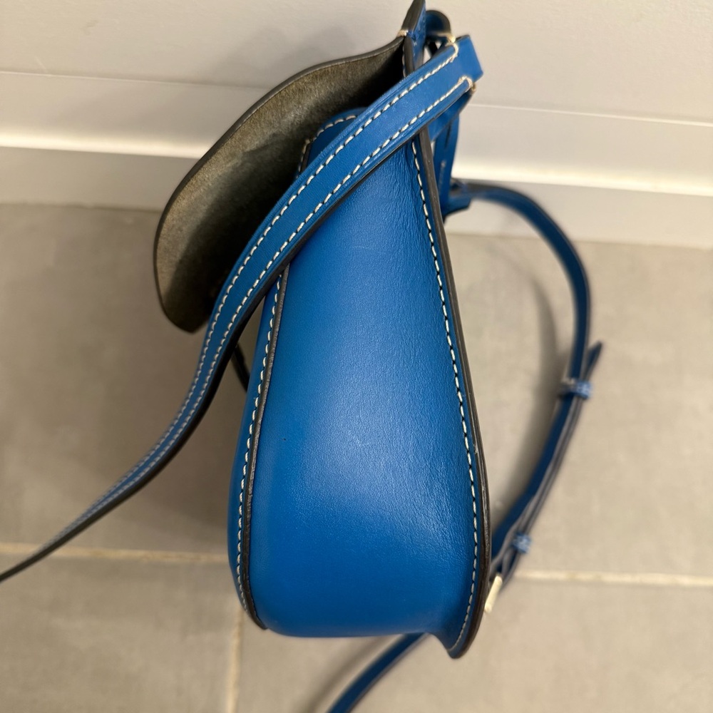 Dooney & Bourke Blue Leather Crossbody Bag - Picture 9 of 9
